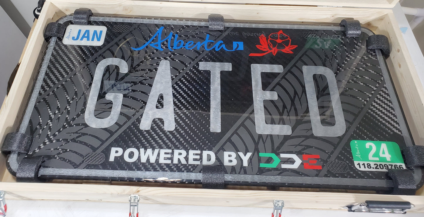 Custom Licence Plate Art Pieces