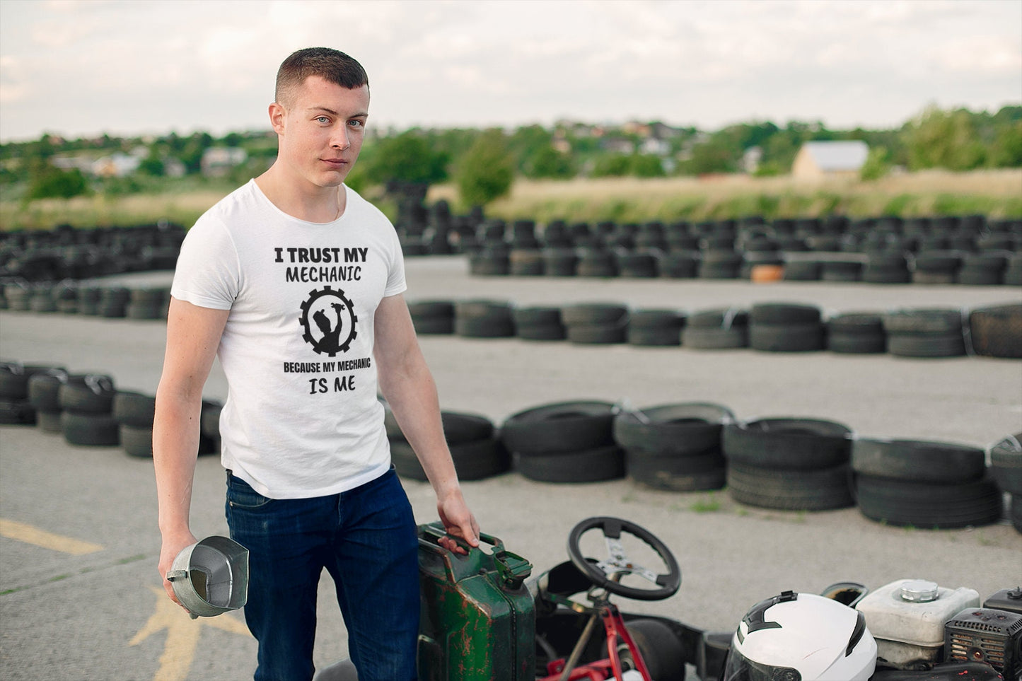 I Trust My Mechanic Because My Mechanic Is Me - Unisex Heavy Cotton Tee