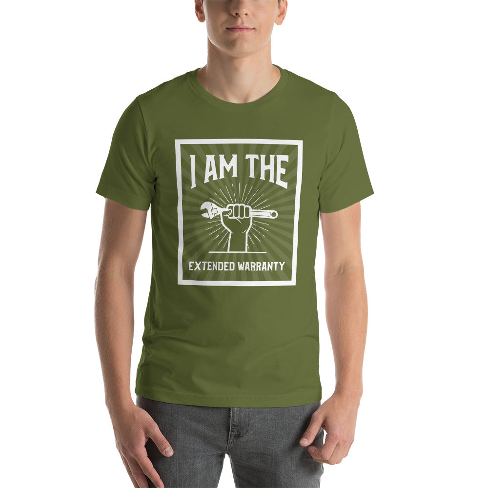 I am the extended warranty Short-Sleeve Unisex T-Shirt