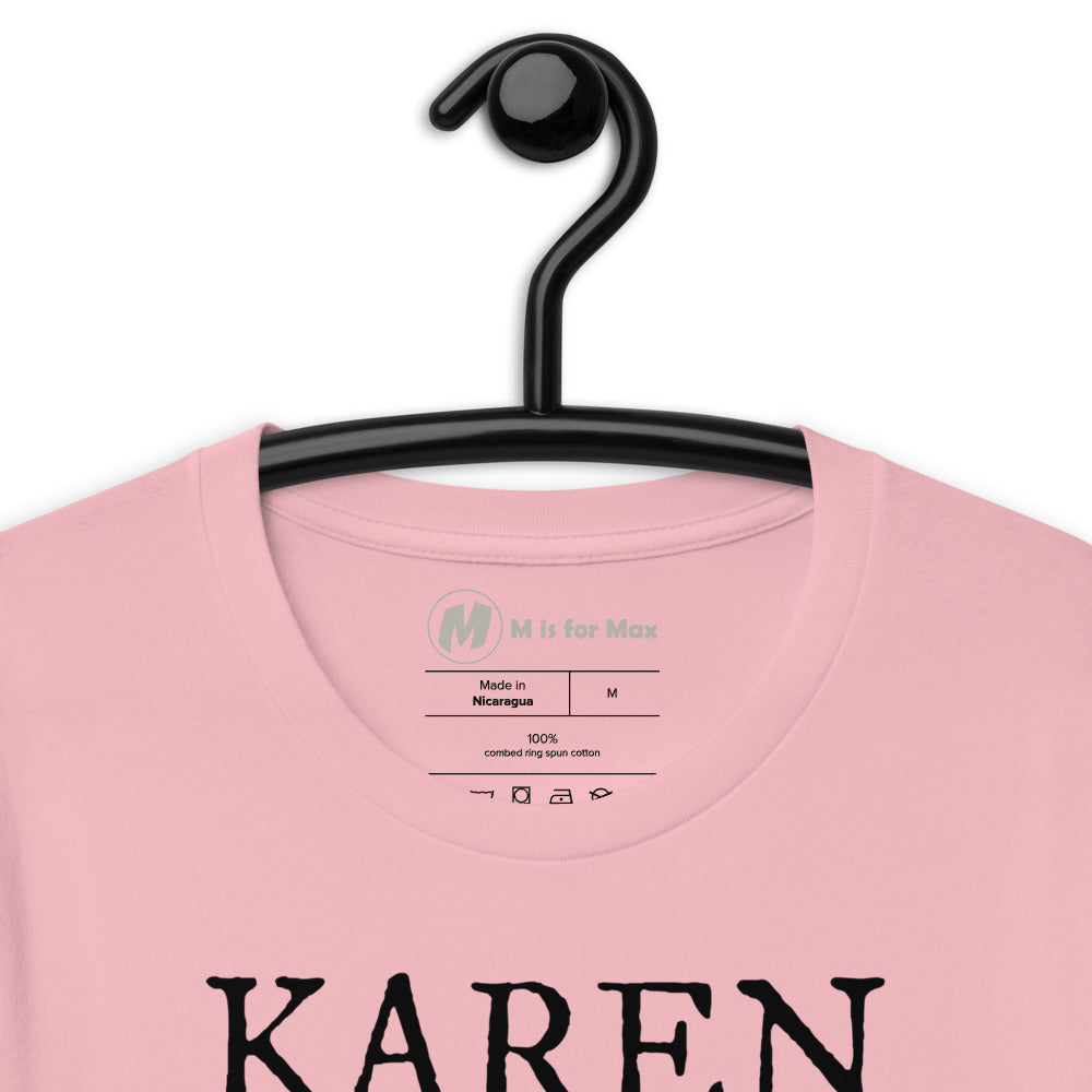 Karen Short-Sleeve Unisex T-Shirt