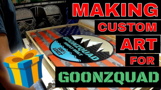 Making a Carbon Fiber American Flag for GOONZQUAD
