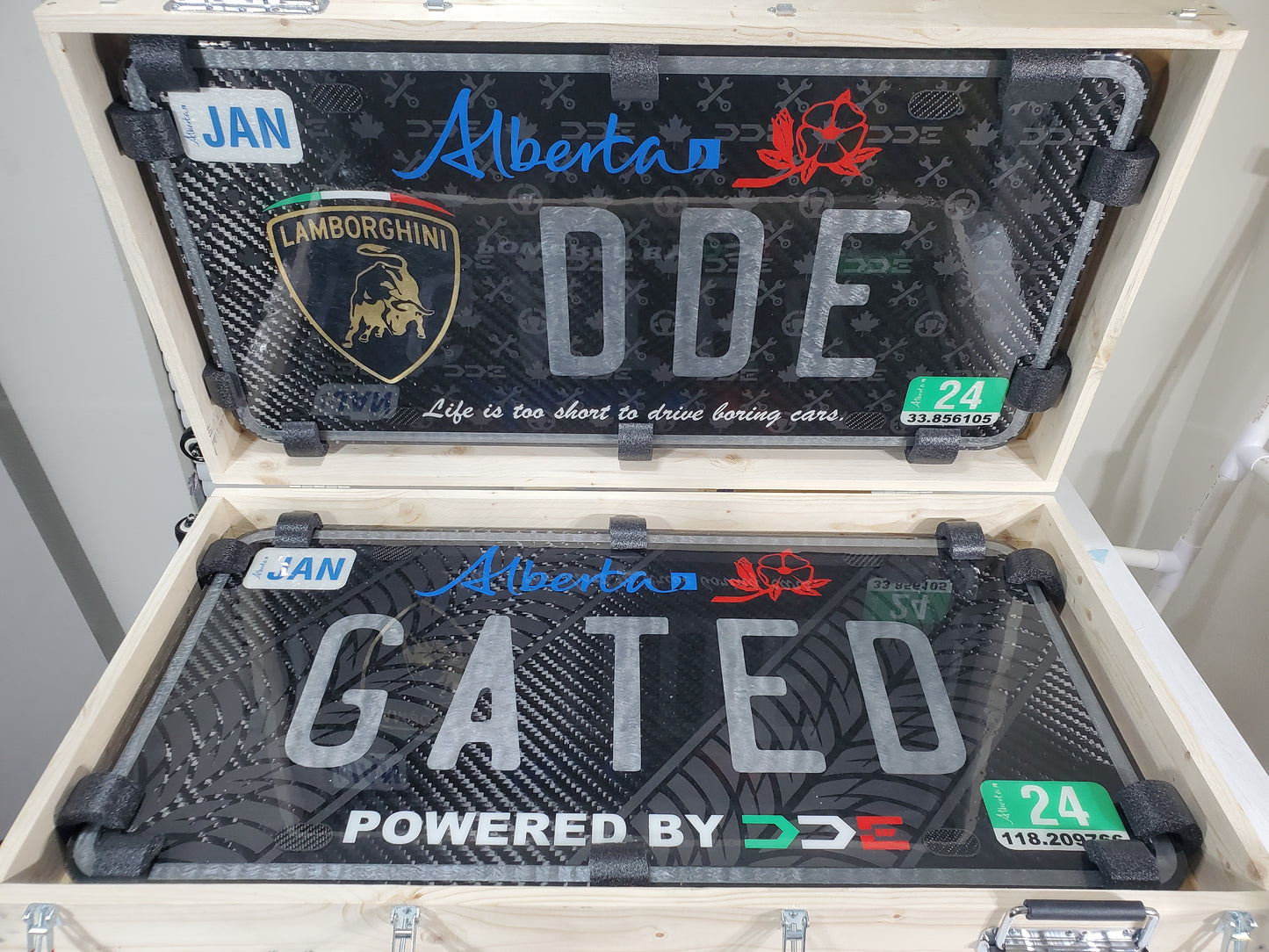 Custom Licence Plate Art Pieces