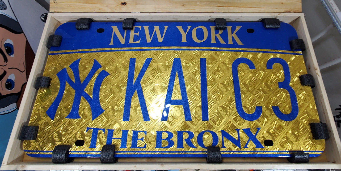 Custom Licence Plate Art Pieces